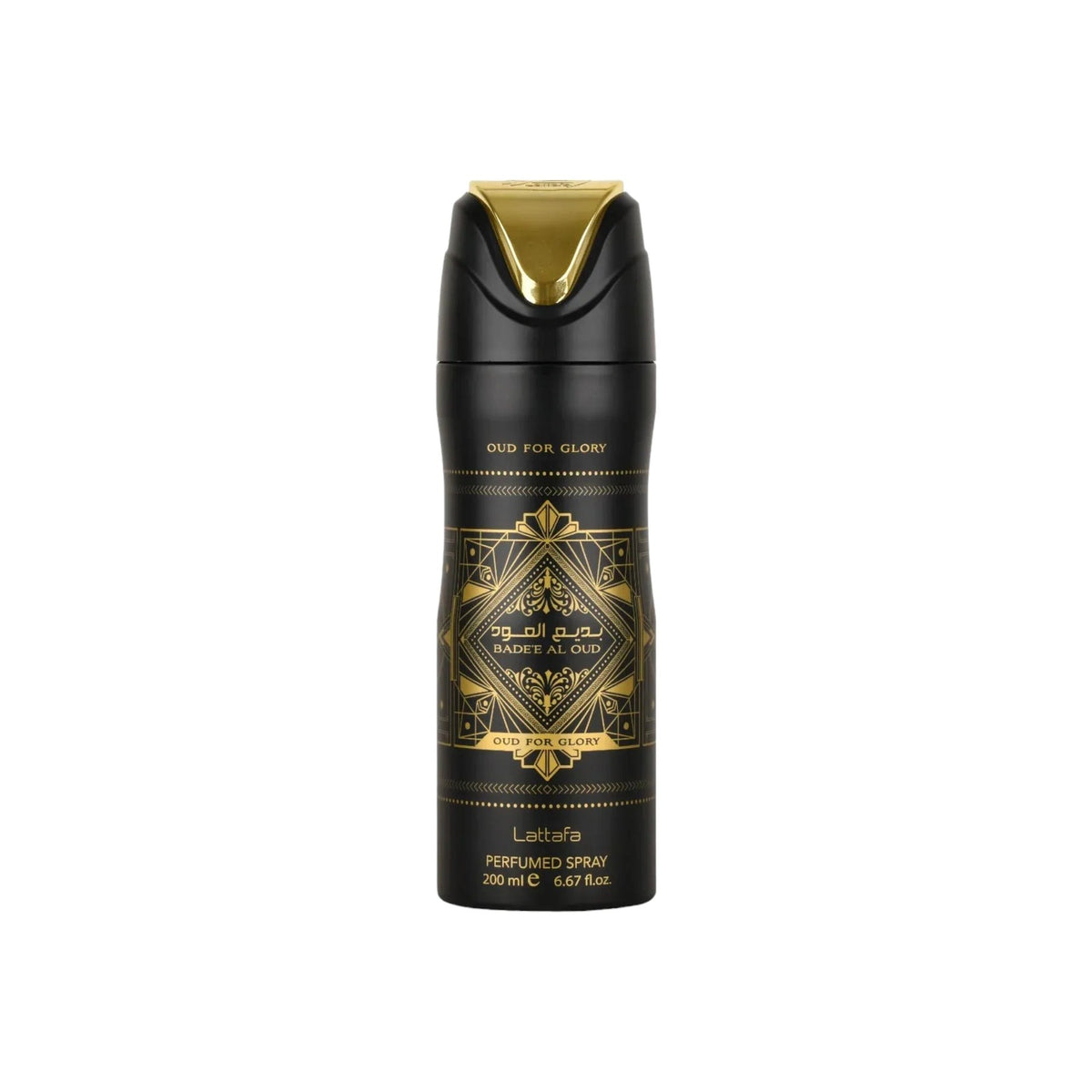 Bade’e Al Oud Perfumed Body Spray Deodorant 200ml by Lattafa