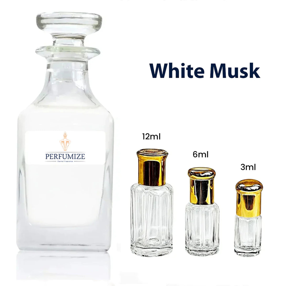 White musk concetrated perfume oil